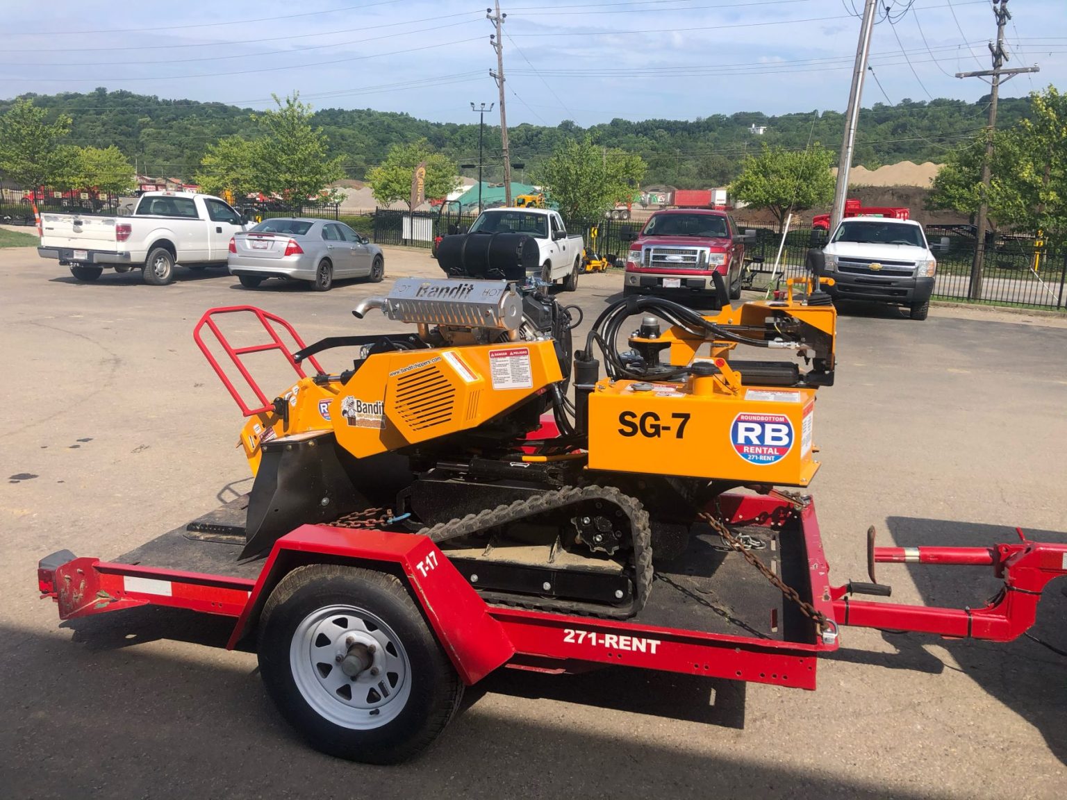 Stump Grinder Bandit SG40 Round Bottom Rental